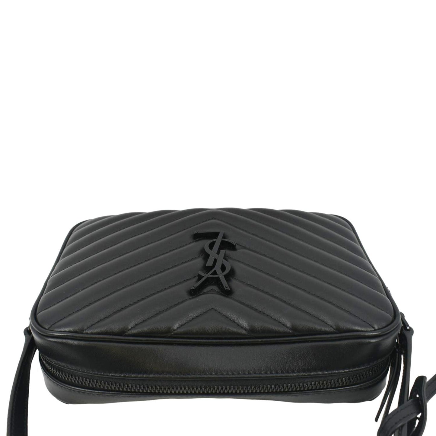 Saint Laurent Lou Leather Black Crossbody Style 29