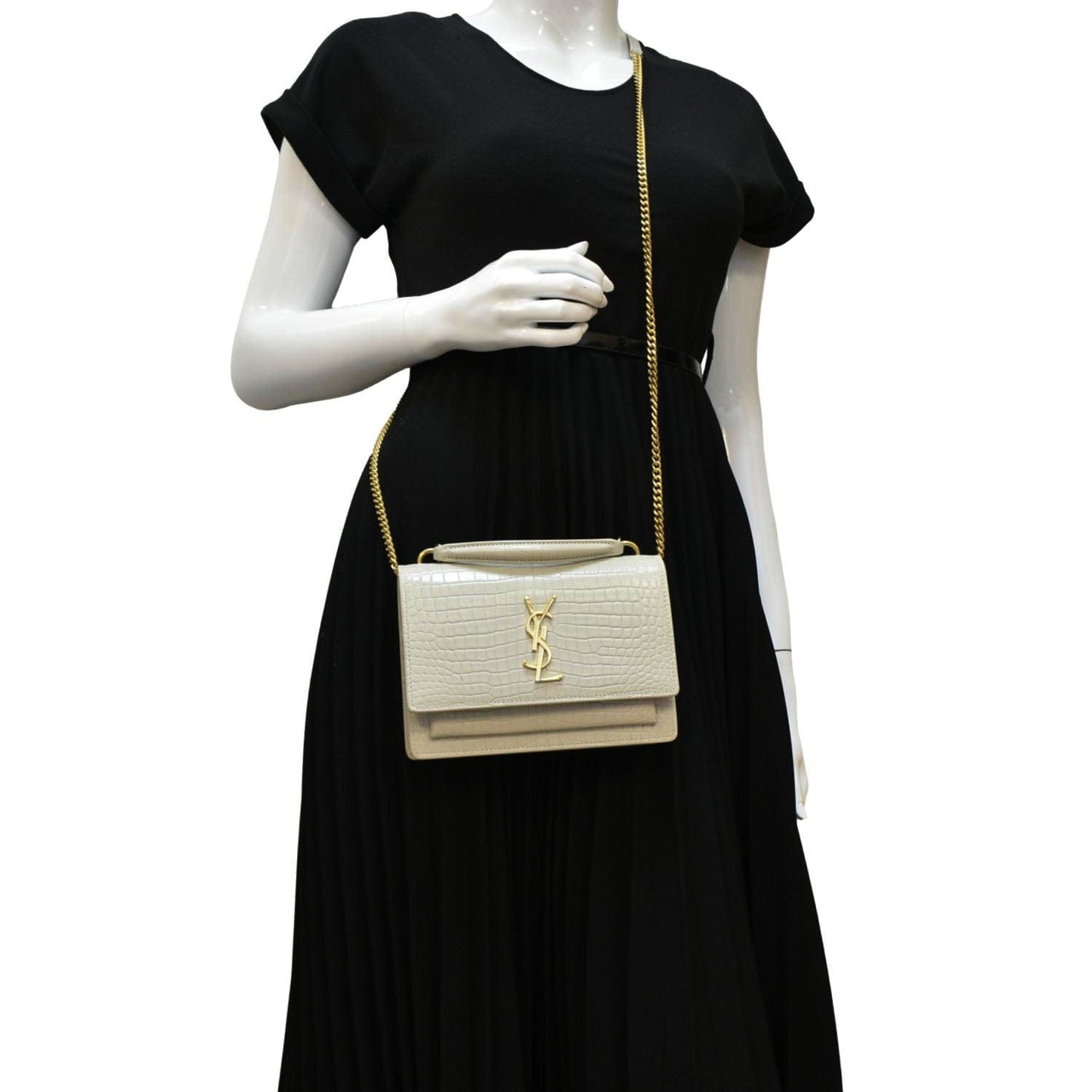 Saint Laurent Sunset Leather Red Crossbody Style 8