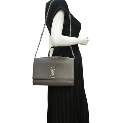 Saint Laurent Kate Leather Red Shoulder Bag Style 9