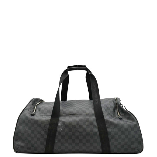 LOUIS VUITTON Neo Eole 65 Damier Graphite Rolling Duffle Bag Black