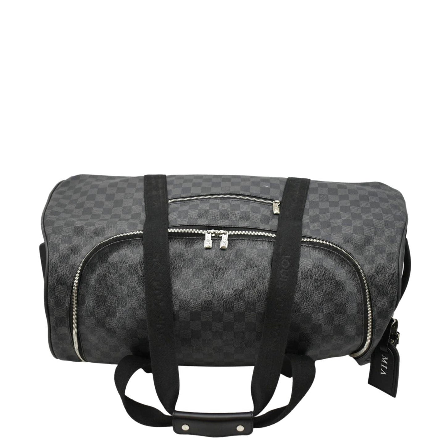 LOUIS VUITTON Neo Eole 65 Damier Graphite Rolling Duffle Bag Black