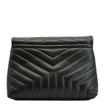 Saint Laurent Loulou Leather Black Crossbody Style 12