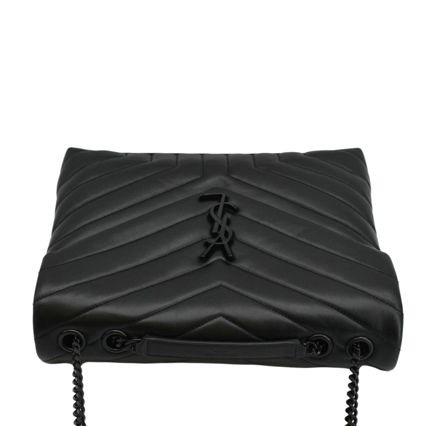 Saint Laurent Loulou Leather Black Crossbody Style 12