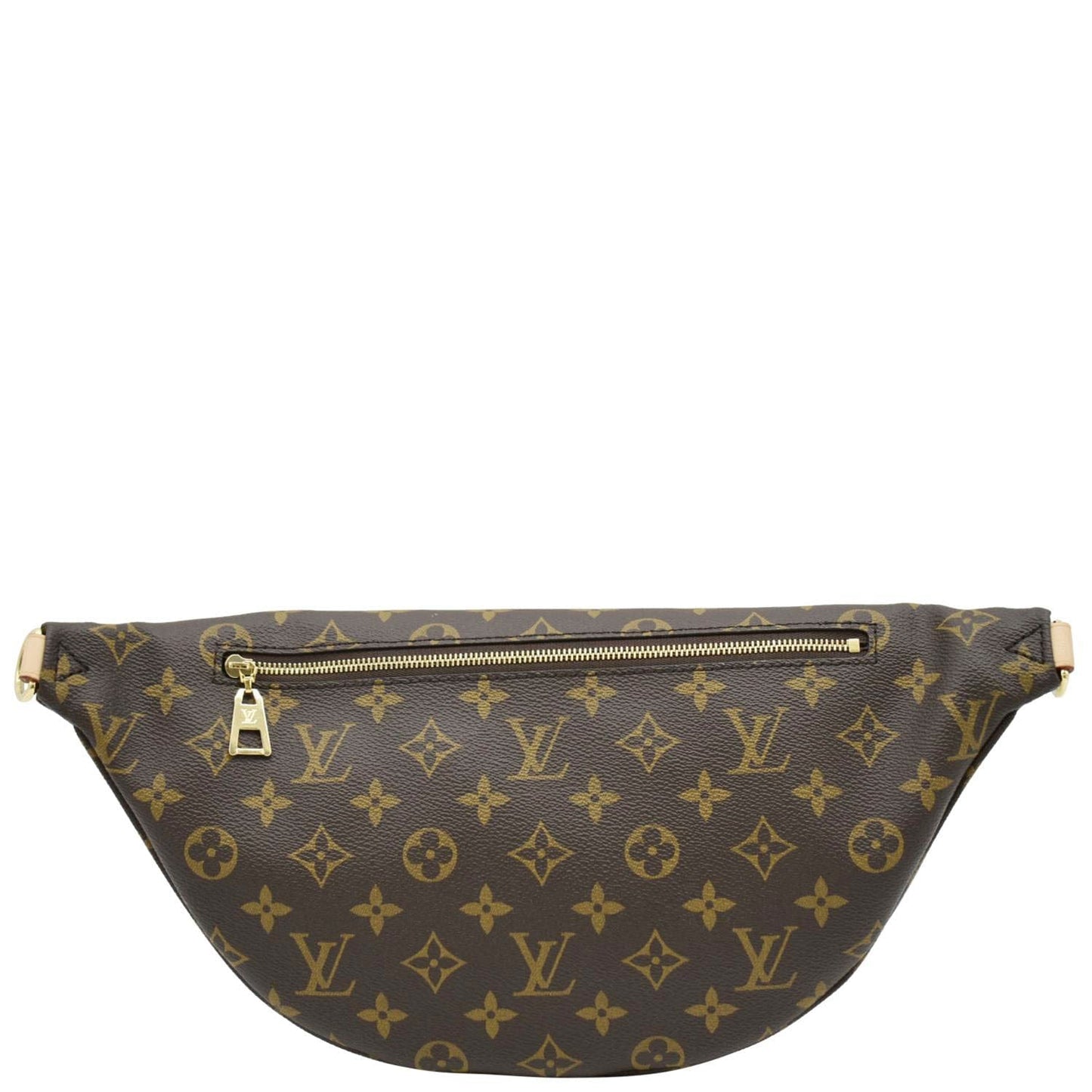 LOUIS VUITTON High Rise Monogram Canvas Bumbag Brown No Strap