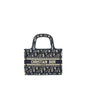 Dior mini book Tote Purse in blue Oblique