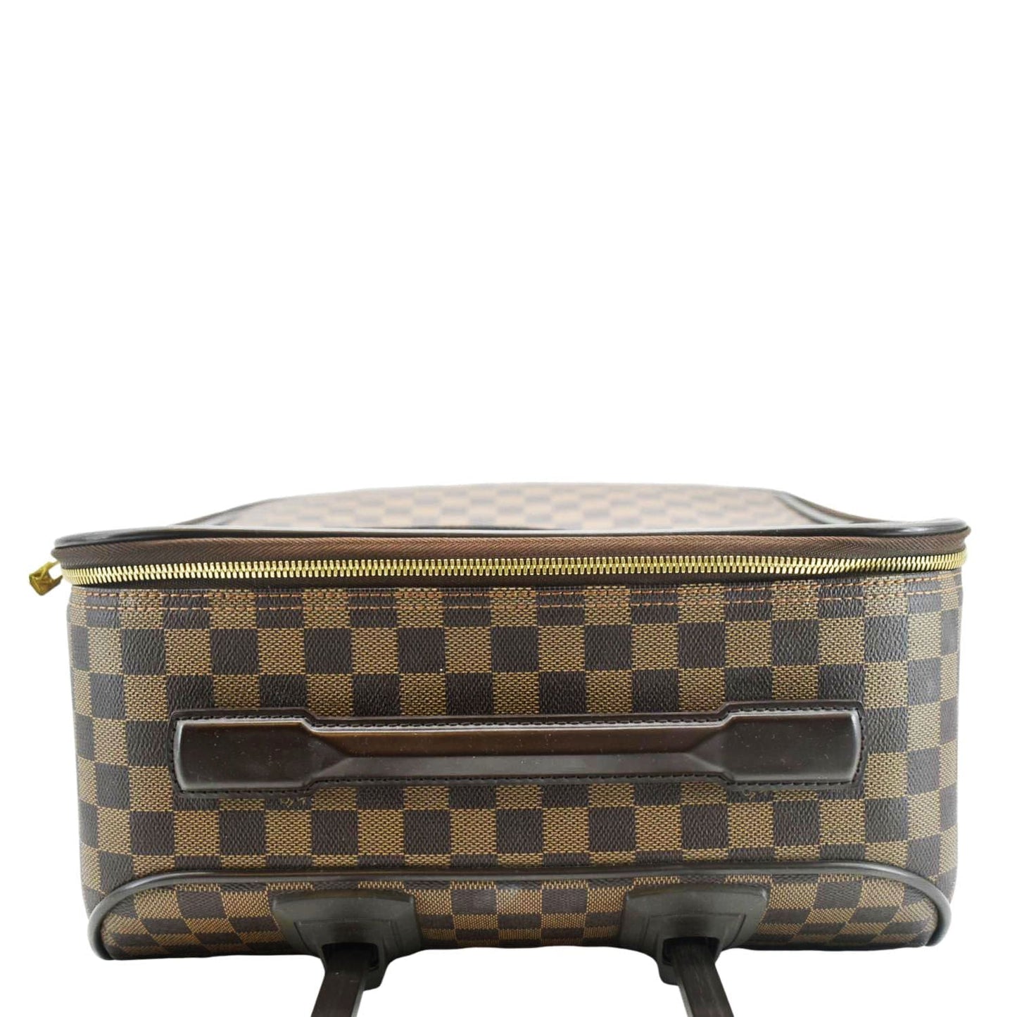 LOUIS VUITTON Pegase 45 Damier Ebene Rolling Travel Bag Brown