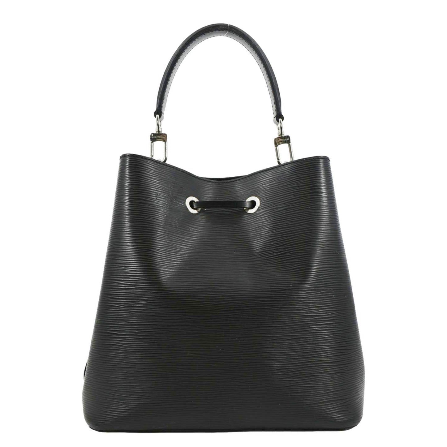 LOUIS VUITTON NeoNoe Epi Leather Shoulder Bag Black
