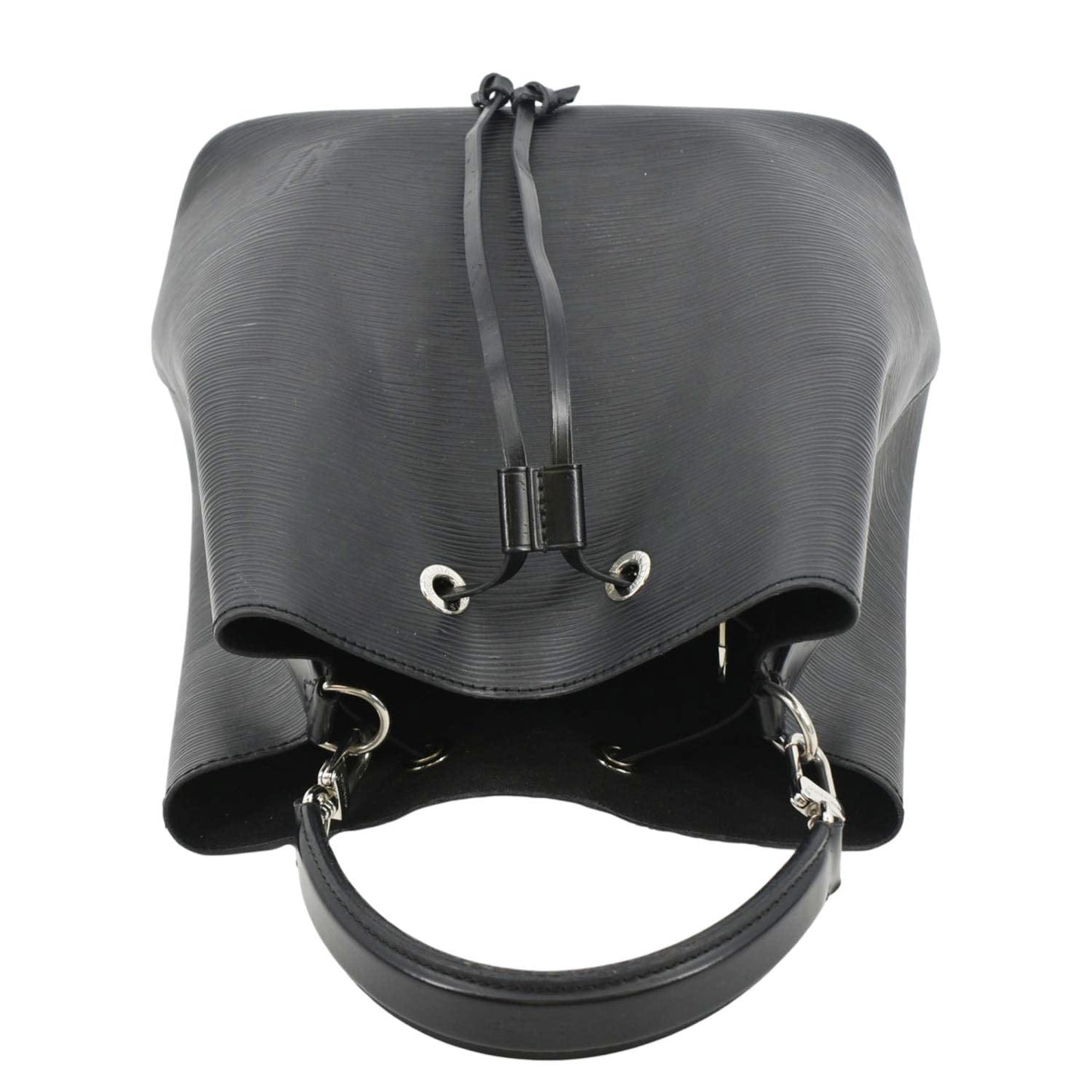 LOUIS VUITTON NeoNoe Epi Leather Shoulder Bag Black