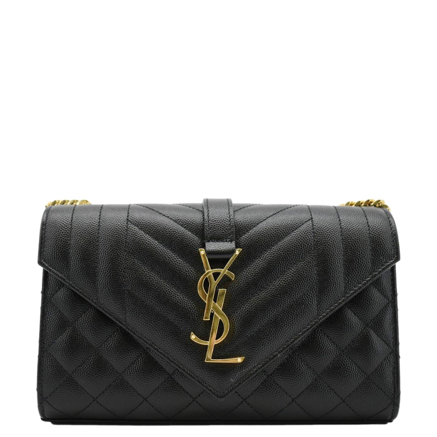 Saint Laurent Envelope Leather Black Crossbody Style 6