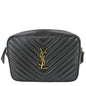 Saint Laurent Lou Leather Black Crossbody Style 34