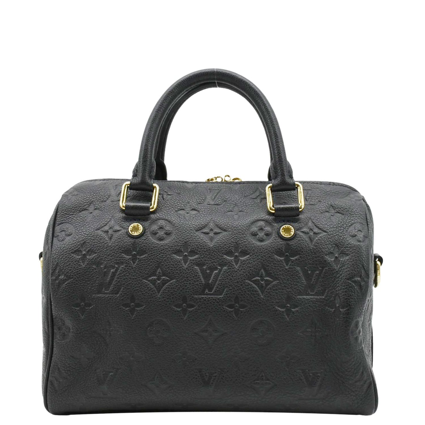 LOUIS VUITTON Bandouliere 25 Empreinte Leather Shoulder Bag Black