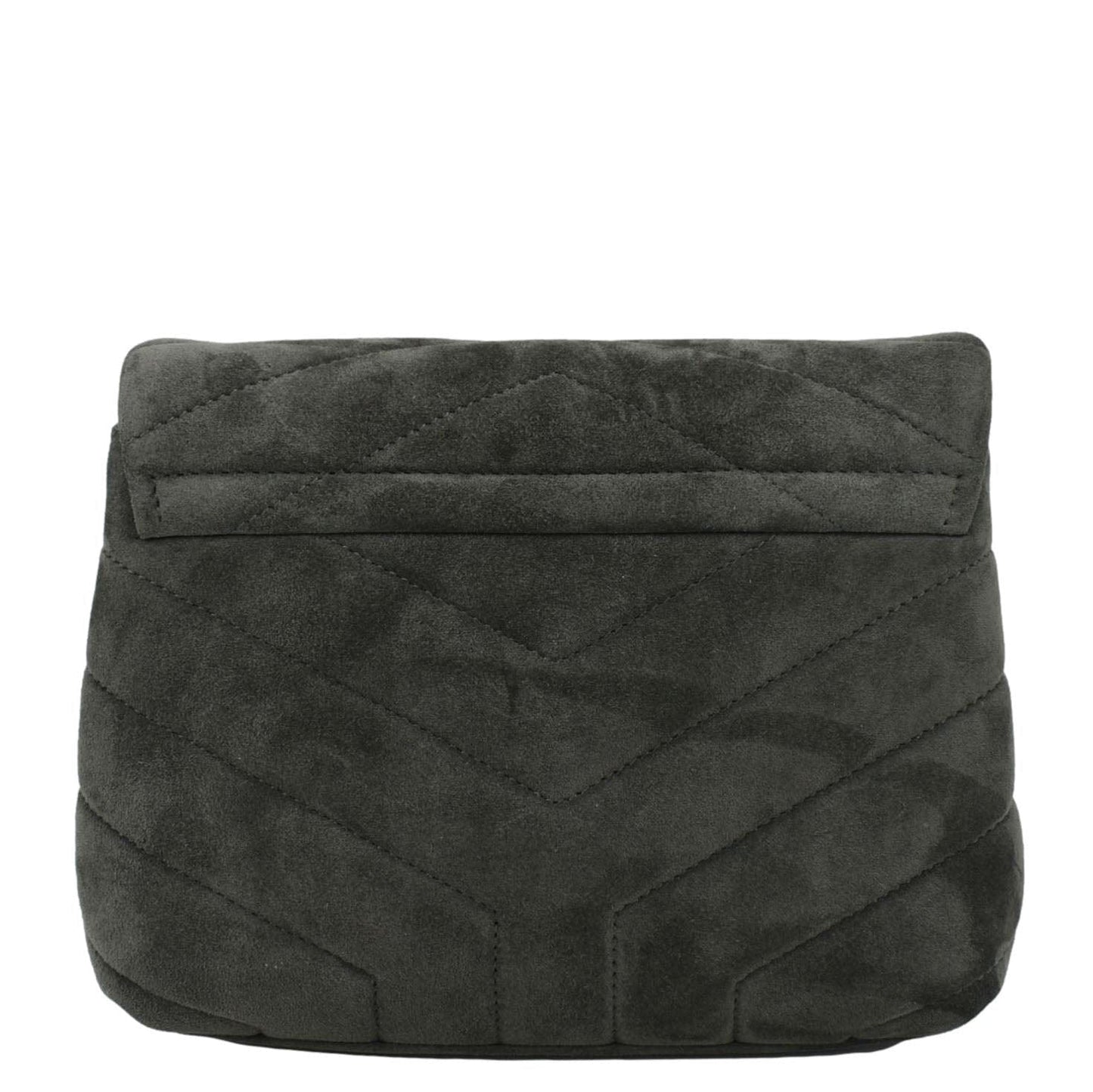 Saint Laurent Loulou Suede Red Crossbody