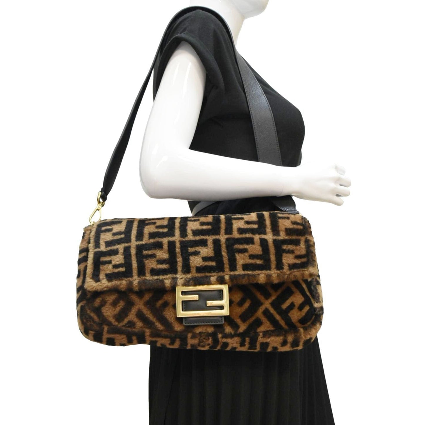Fendi Baguette Brown Shoulder Bag