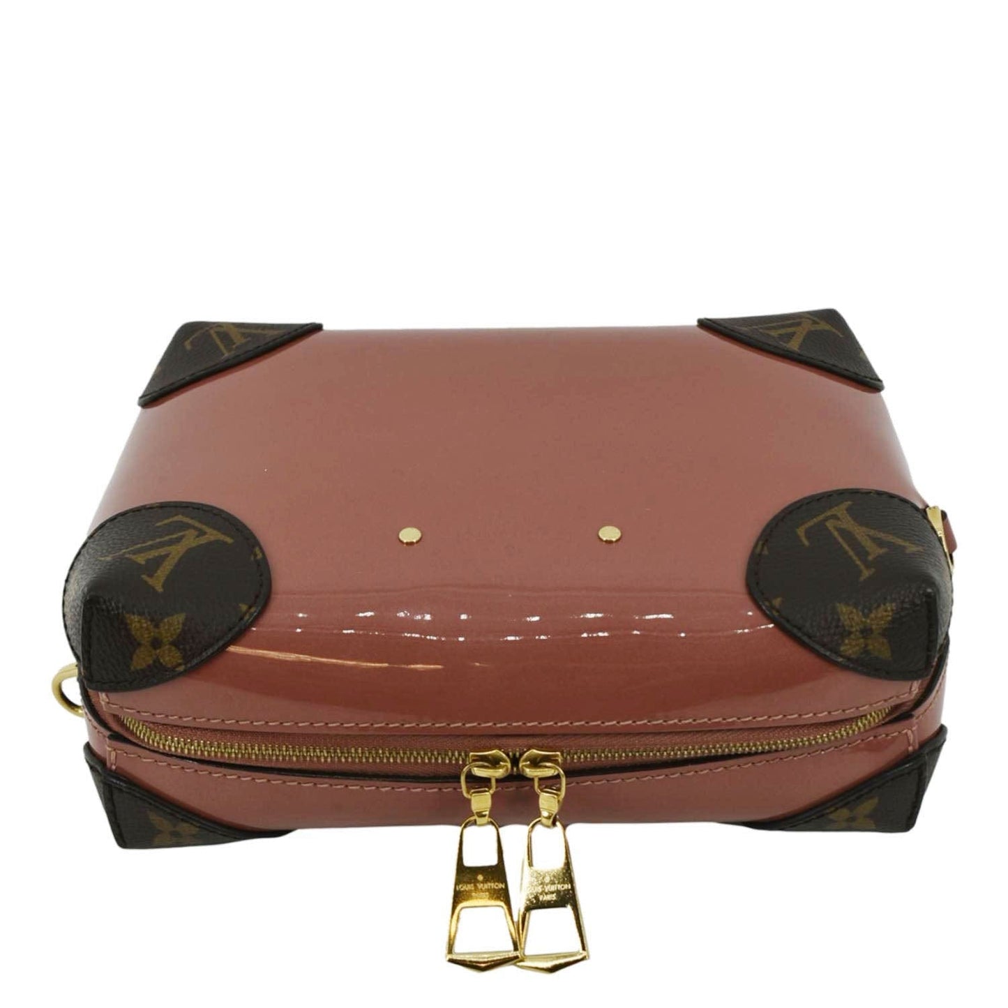 LOUIS VUITTON Venice Monogram Vernis Leather Shoulder Bag Coral