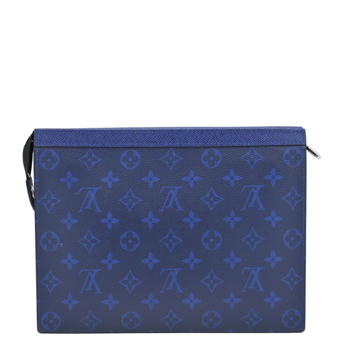 LOUIS VUITTON Voyage MM Taigarama Pochette Bag Blue
