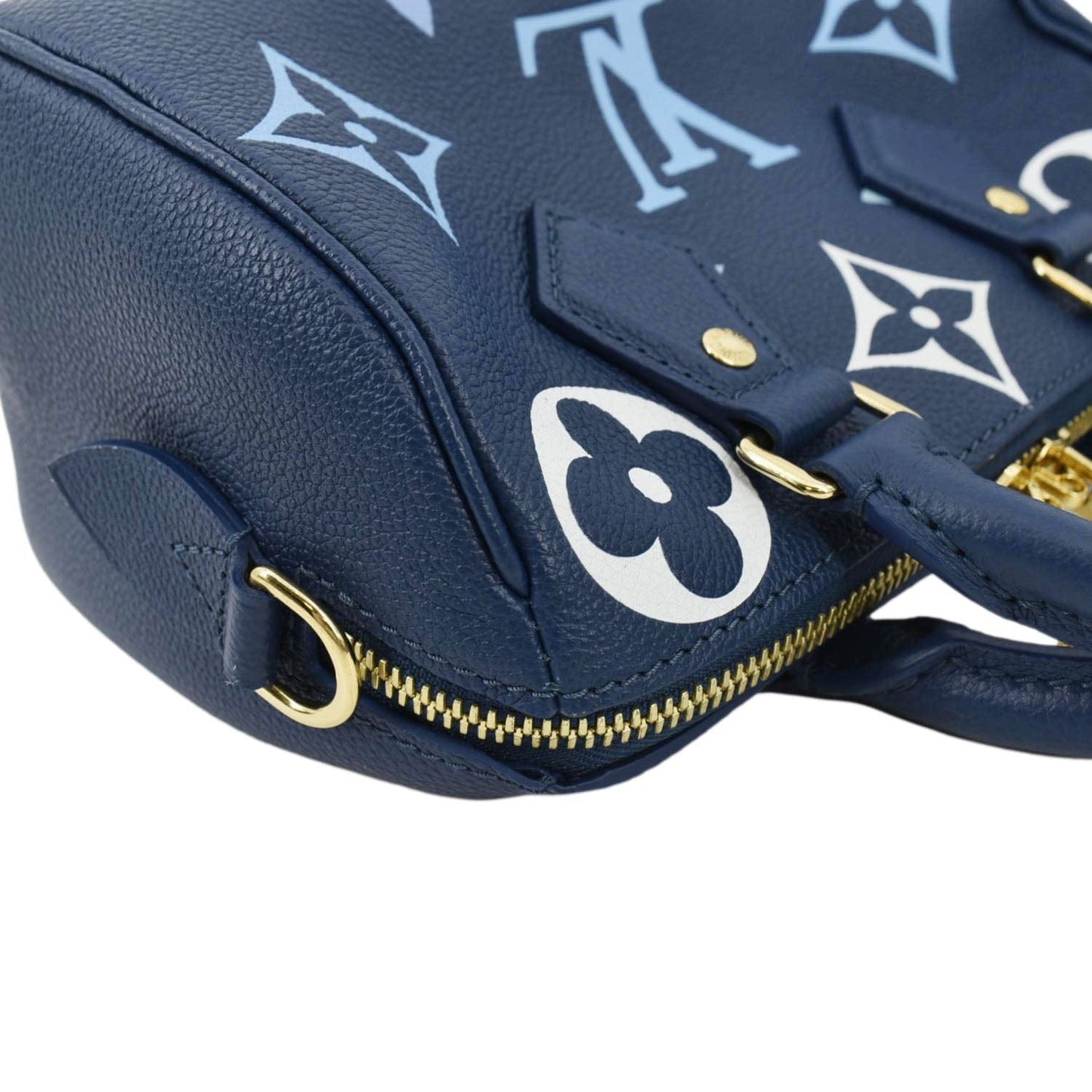 LOUIS VUITTON 20 Bandouliere Empreinte Monogram Shoulder Bag Degrade Blue