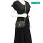 Saint Laurent Lou Leather Black Crossbody Style 31