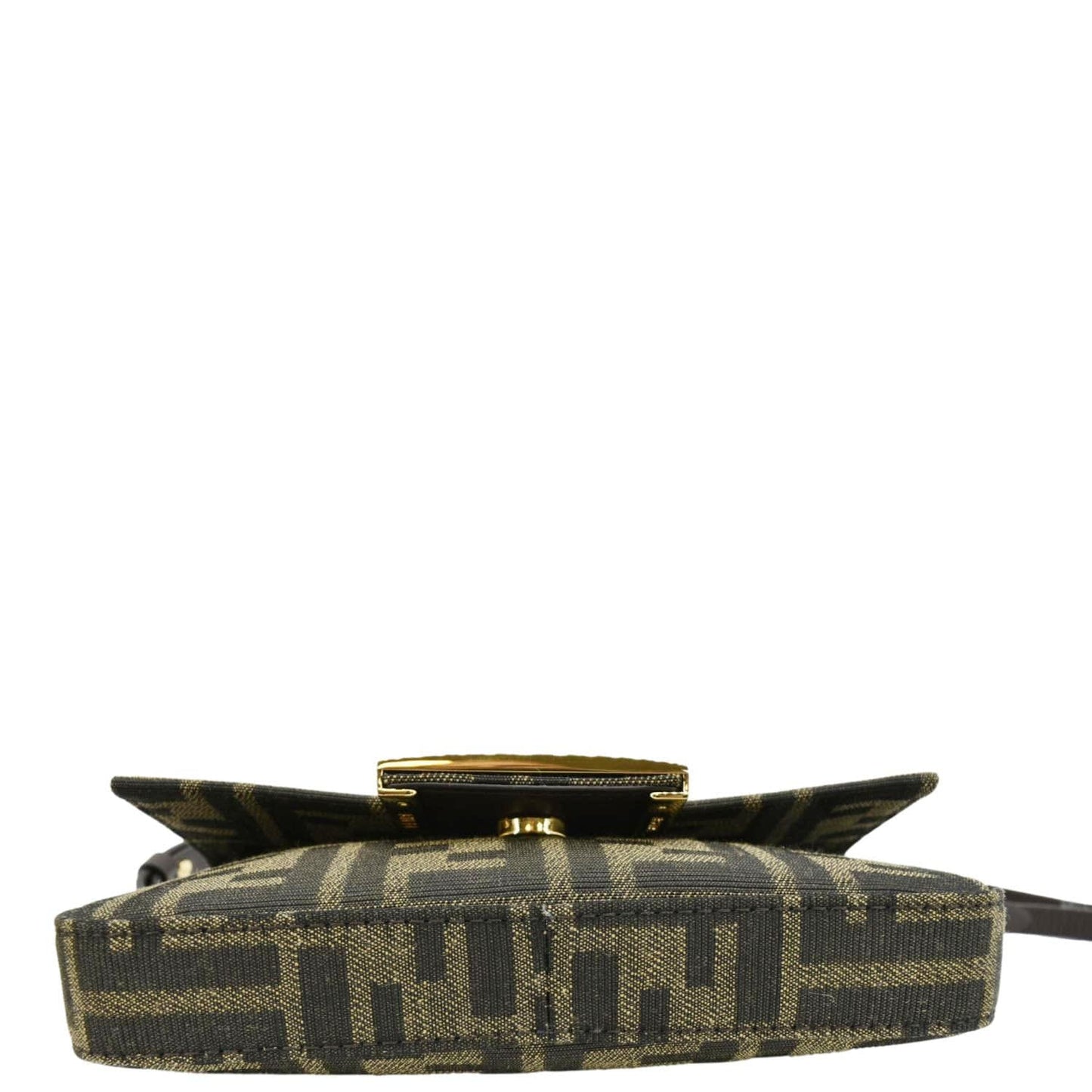 Fendi Baguette Canvas Brown Shoulder Bag Style 2