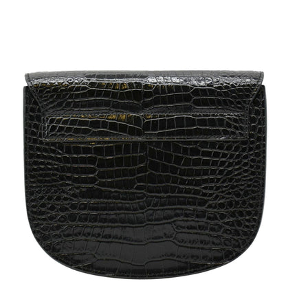 Saint Laurent Kaia Leather Black Handbag Style 2