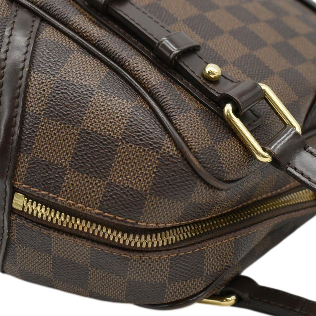 LOUIS VUITTON Rivington PM Damier Ebene Shoulder Bag Brown