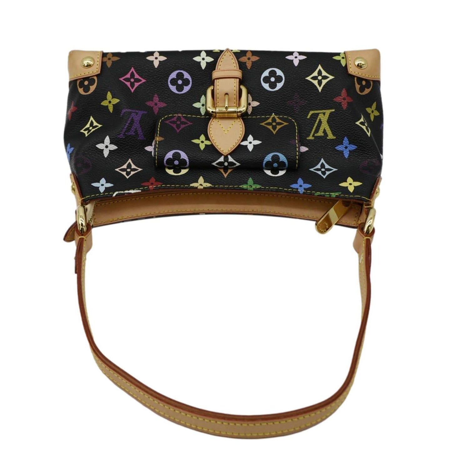 LOUIS VUITTON Eliza Monogram Multicolor Shoulder Bag Black