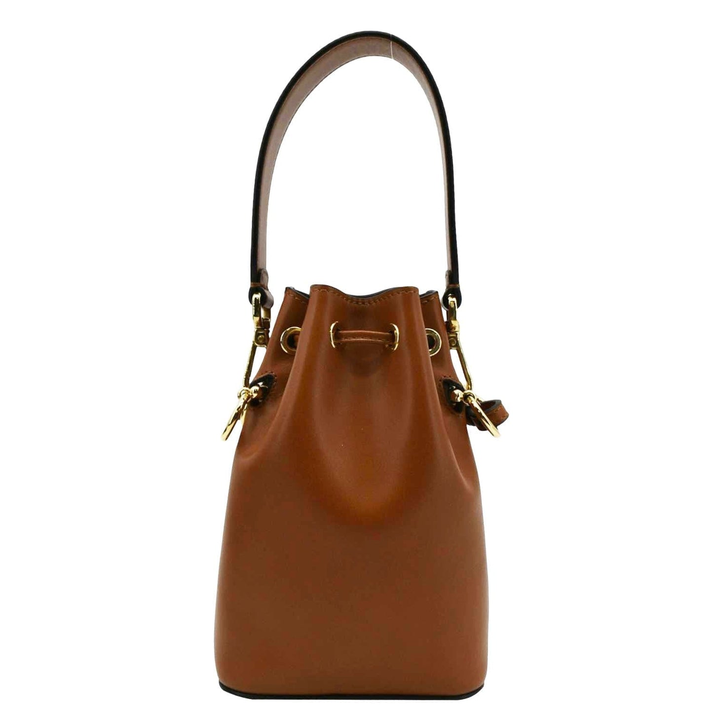 Fendi Mon Tresor Leather Brown Shoulder Bag