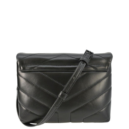 Saint Laurent Loulou Leather Black Crossbody Style 14