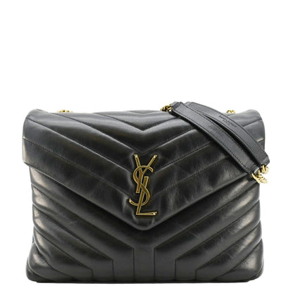 Saint Laurent Loulou Leather Black Crossbody Style 15