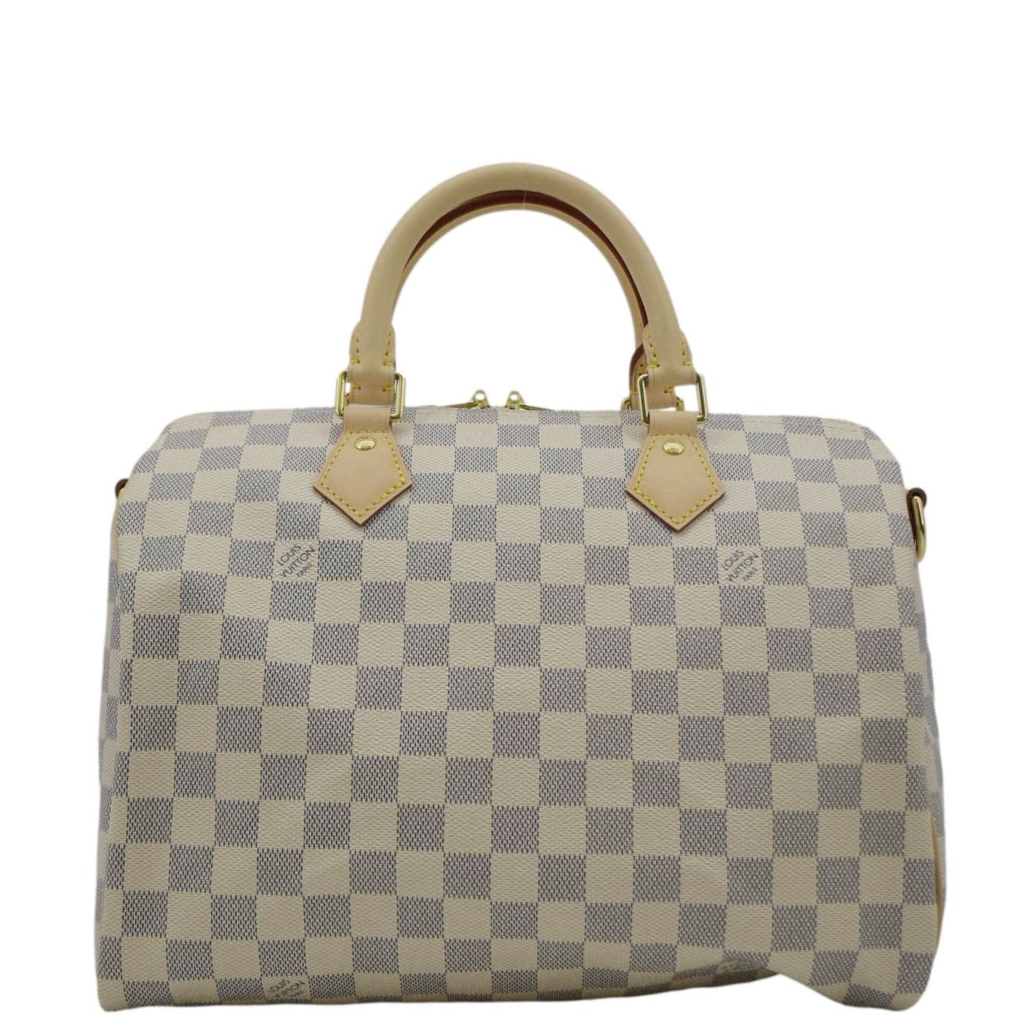 LOUIS VUITTON 30 Bandouliere Damier Azur Shoulder Bag White