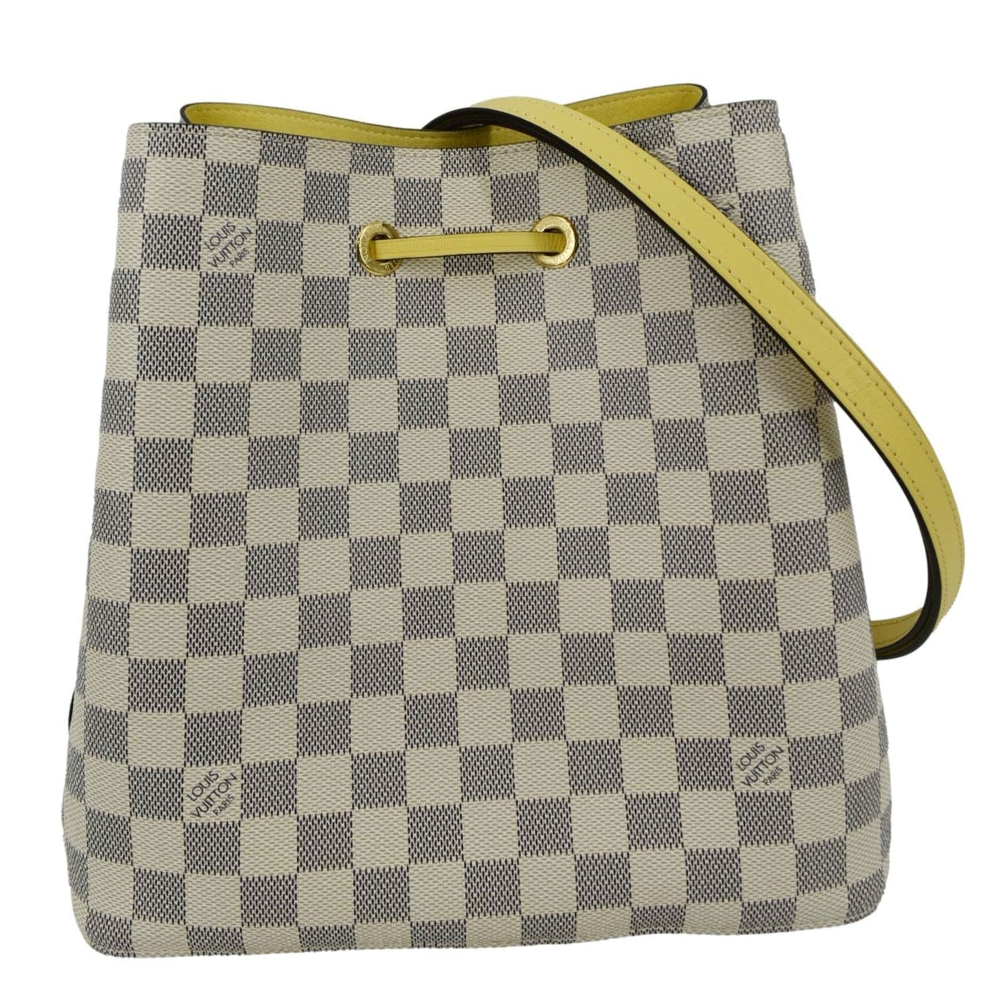 LOUIS VUITTON Neonoe MM Damier Azur Shoulder Bag Pineapple