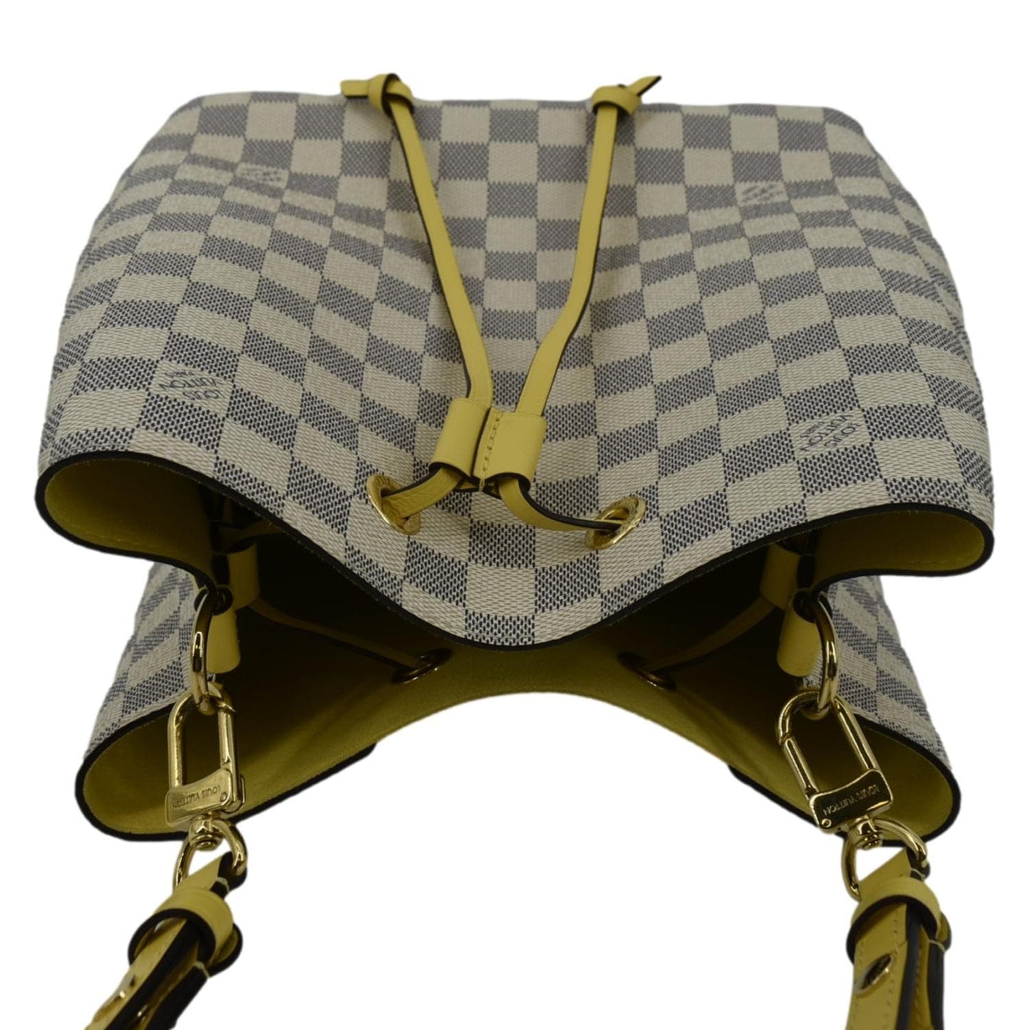 LOUIS VUITTON Neonoe MM Damier Azur Shoulder Bag Pineapple