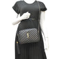 Saint Laurent Lou Leather Black Crossbody Style 30