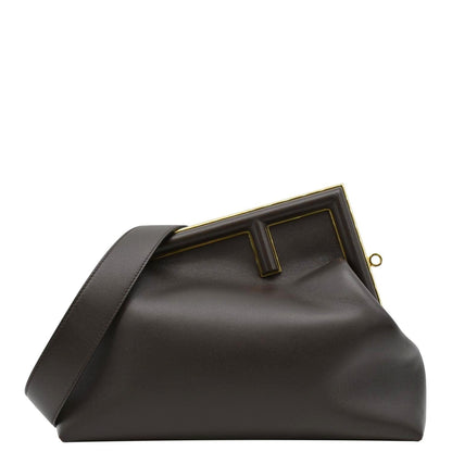 Fendi Fendi First Leather Brown Shoulder Bag