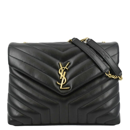 Saint Laurent Loulou Leather Black Crossbody Style 8