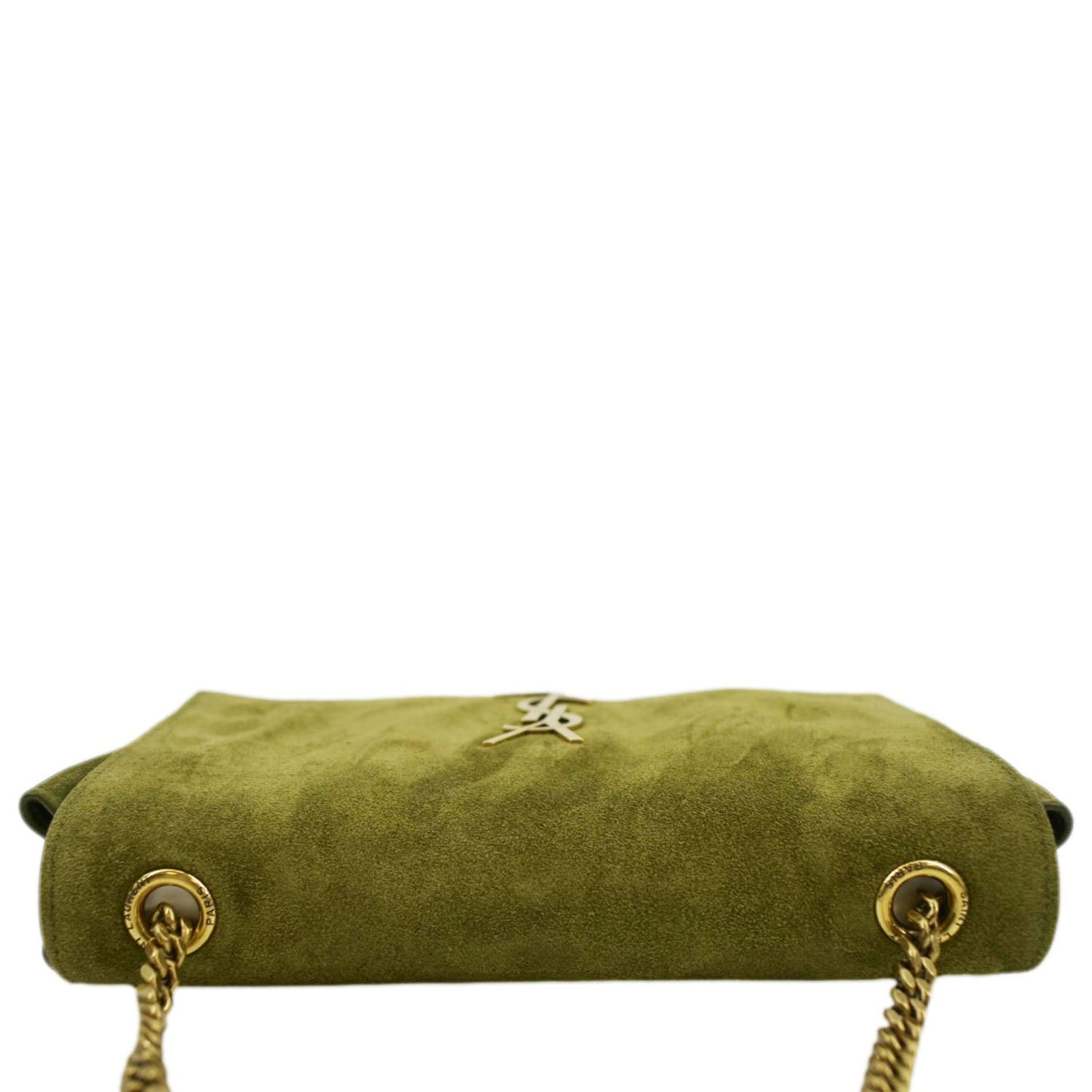 Saint Laurent Kate Suede Red Shoulder Bag