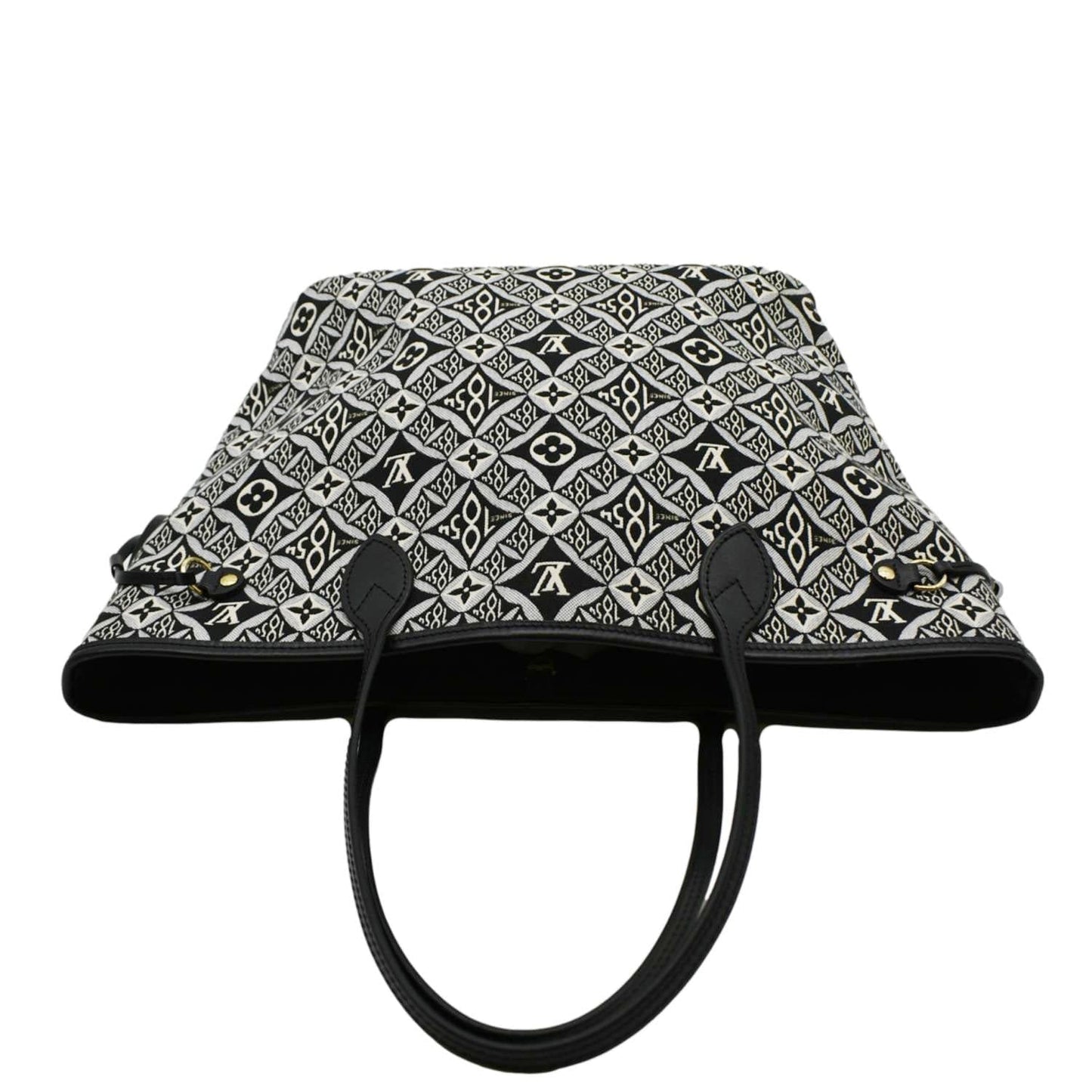LOUIS VUITTON Since 1854 Neverfull MM Jacquard Shoulder Bag Black