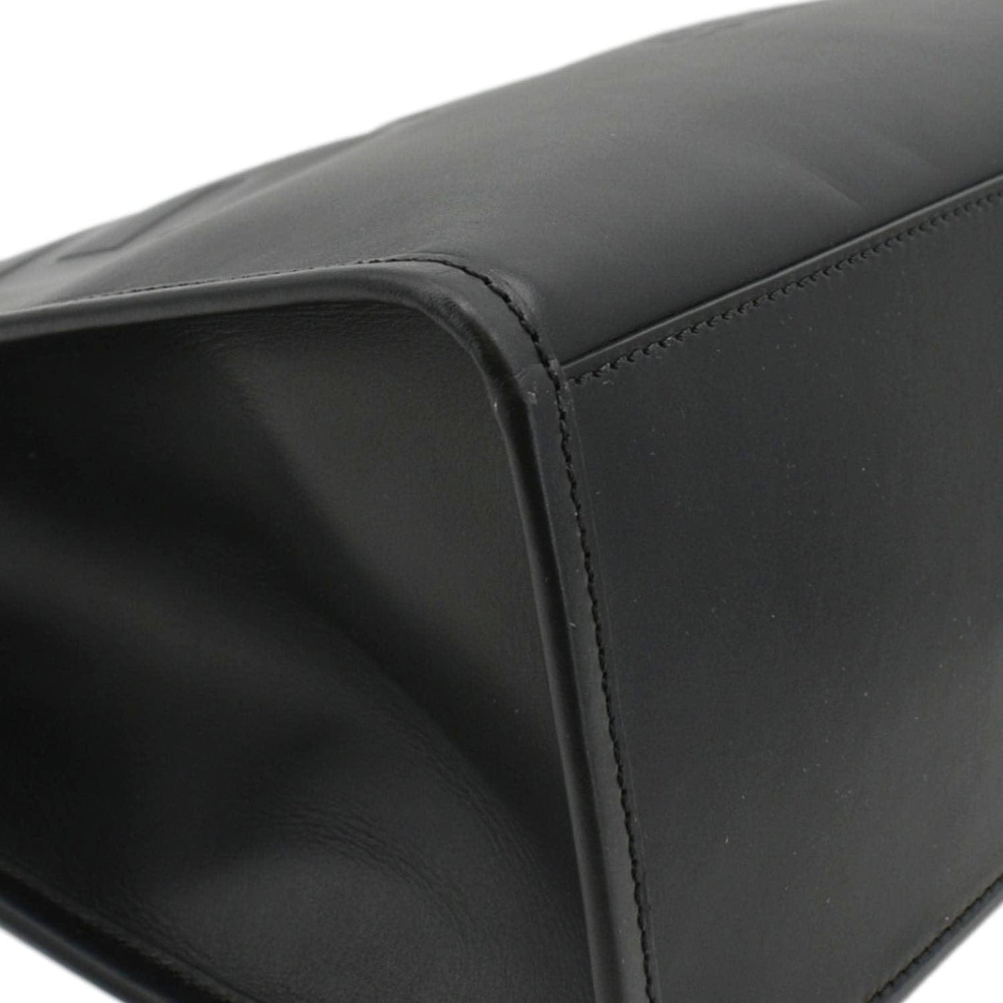 Fendi Sunshine Leather Black Tote Bag
