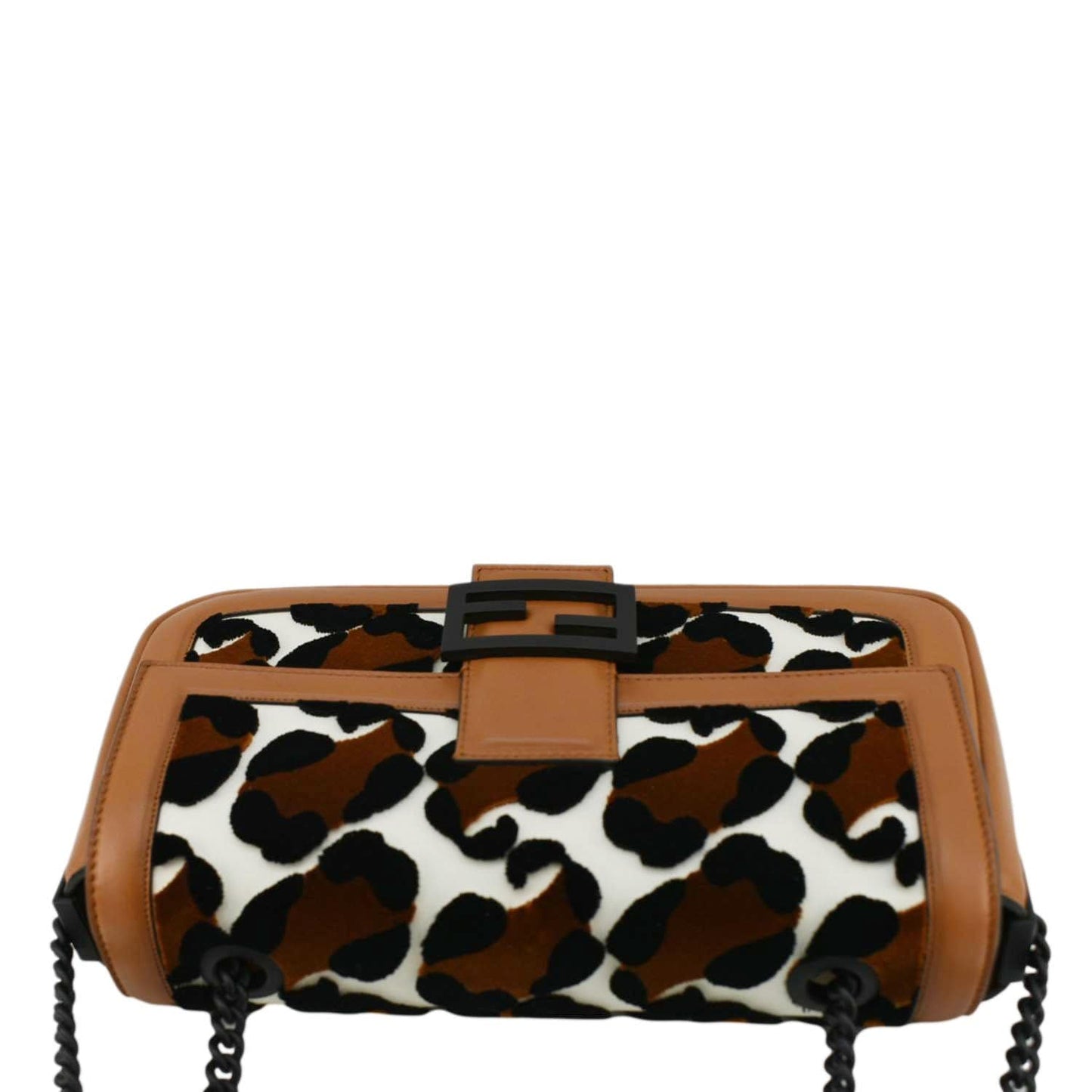 Fendi Baguette Leather Brown Shoulder Bag