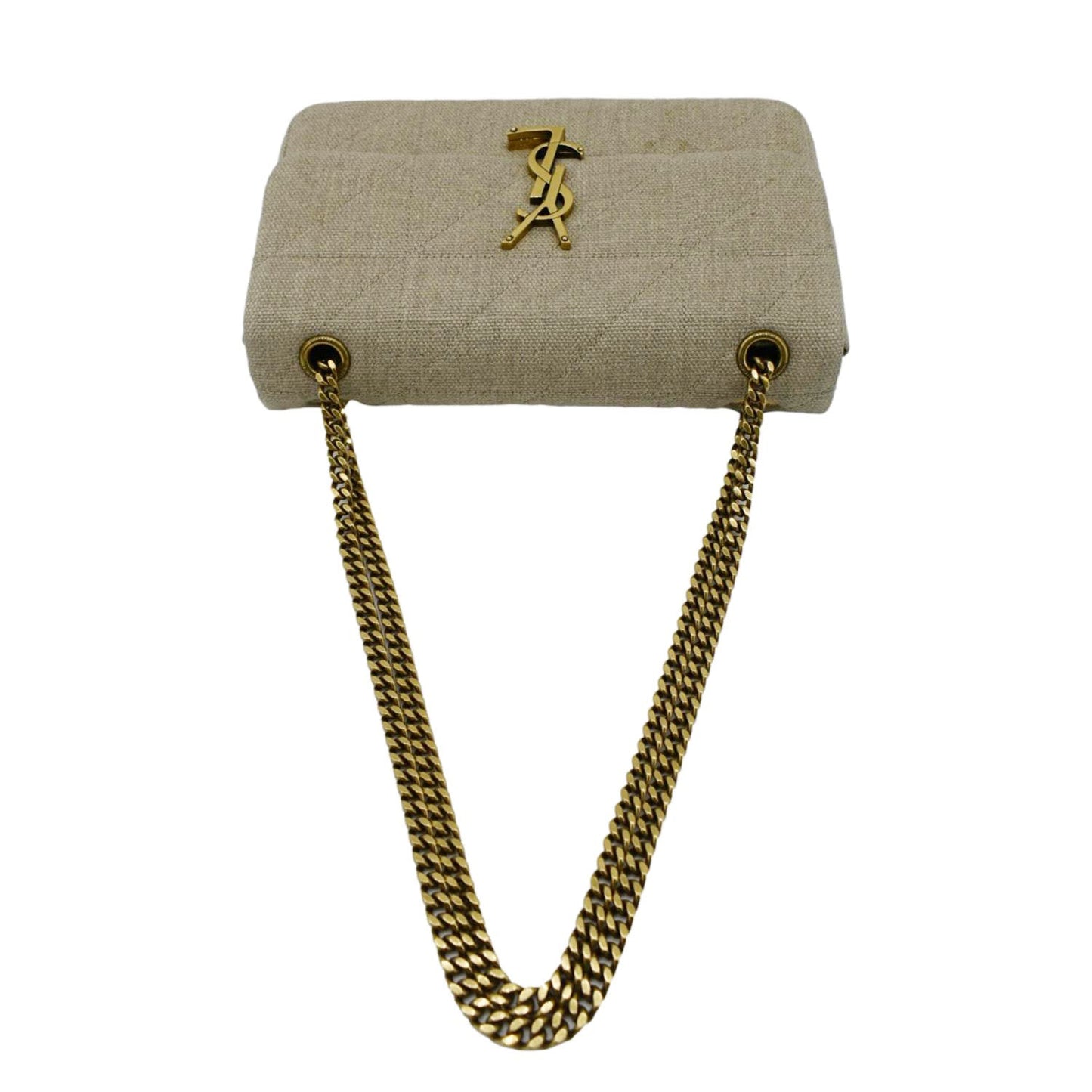 Saint Laurent Jamie Beige Shoulder Bag