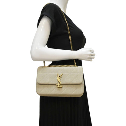 Saint Laurent Jamie Beige Shoulder Bag
