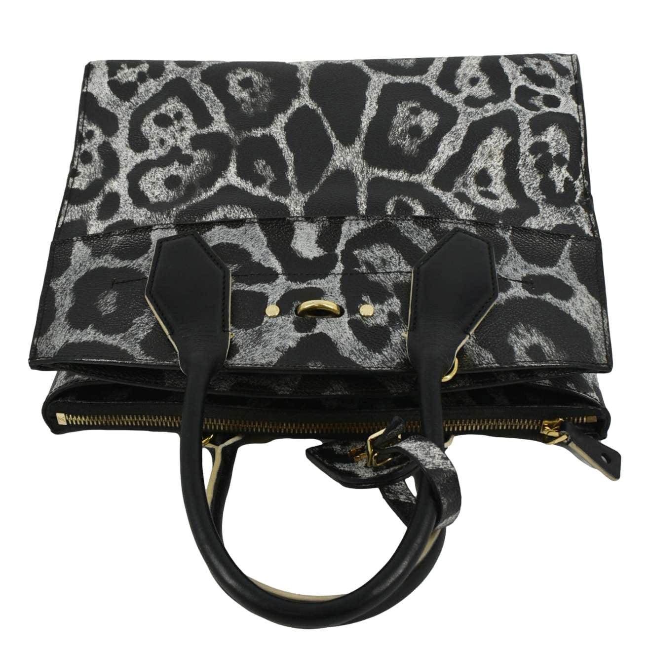 LOUIS VUITTON City Steamer Animal Print Canvas Shoulder Bag Grey