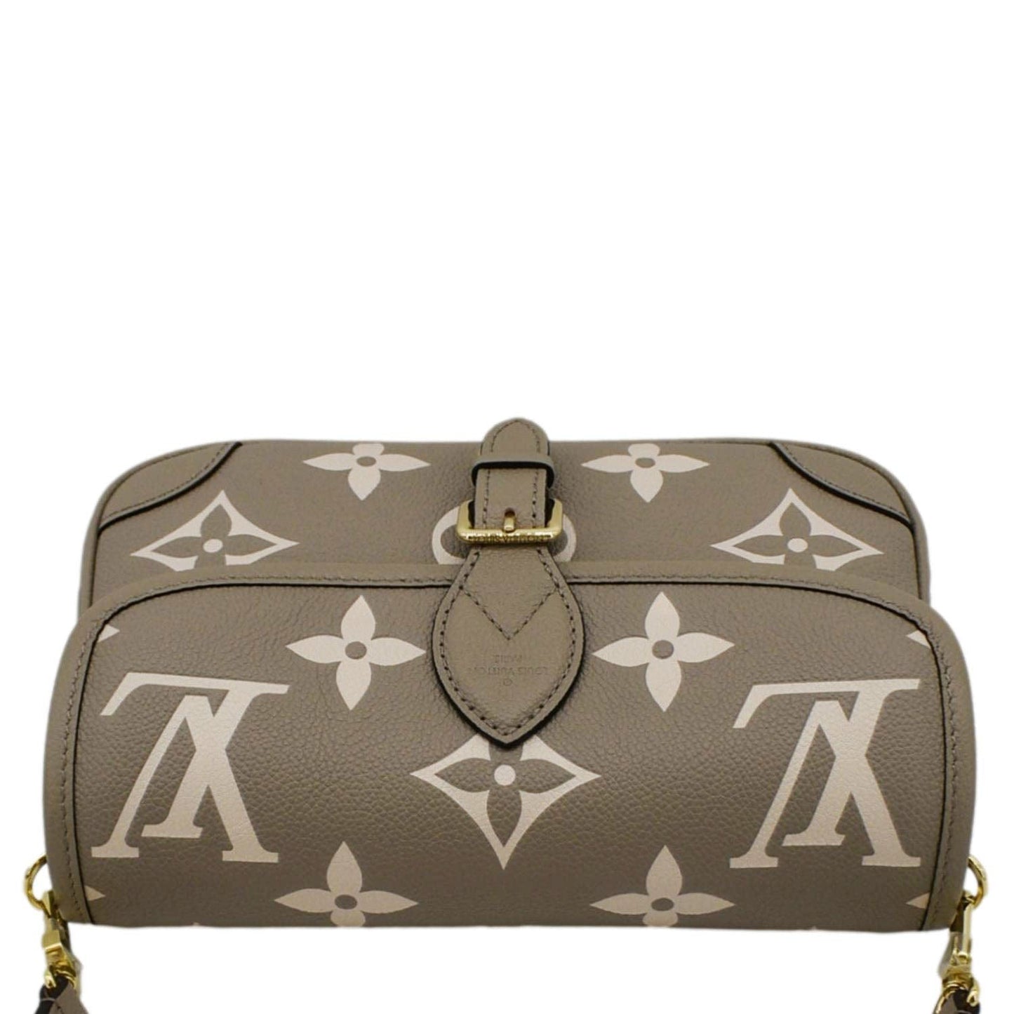 LOUIS VUITTON Diane Empreinte Monogram Leather Shoulder Bag Bicolor