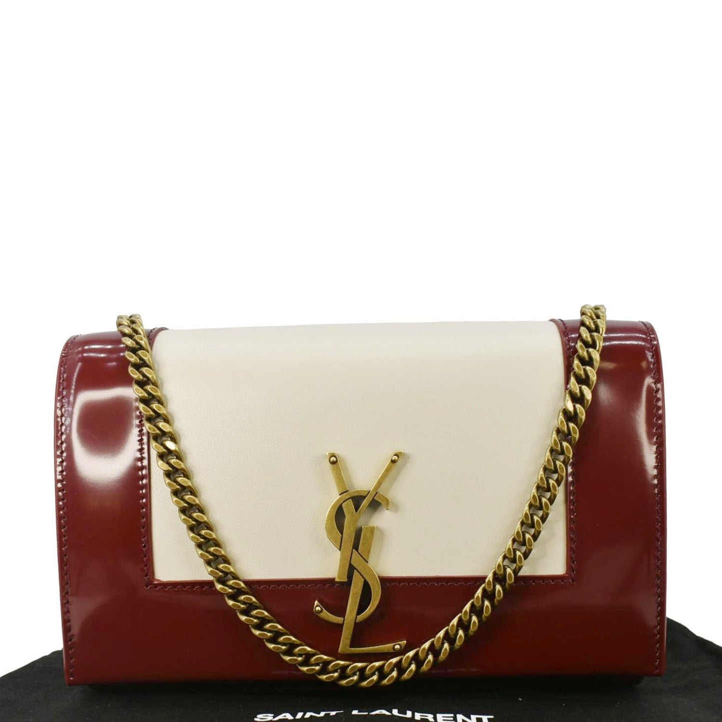 Saint Laurent Kate Leather Red Shoulder Bag Style 10