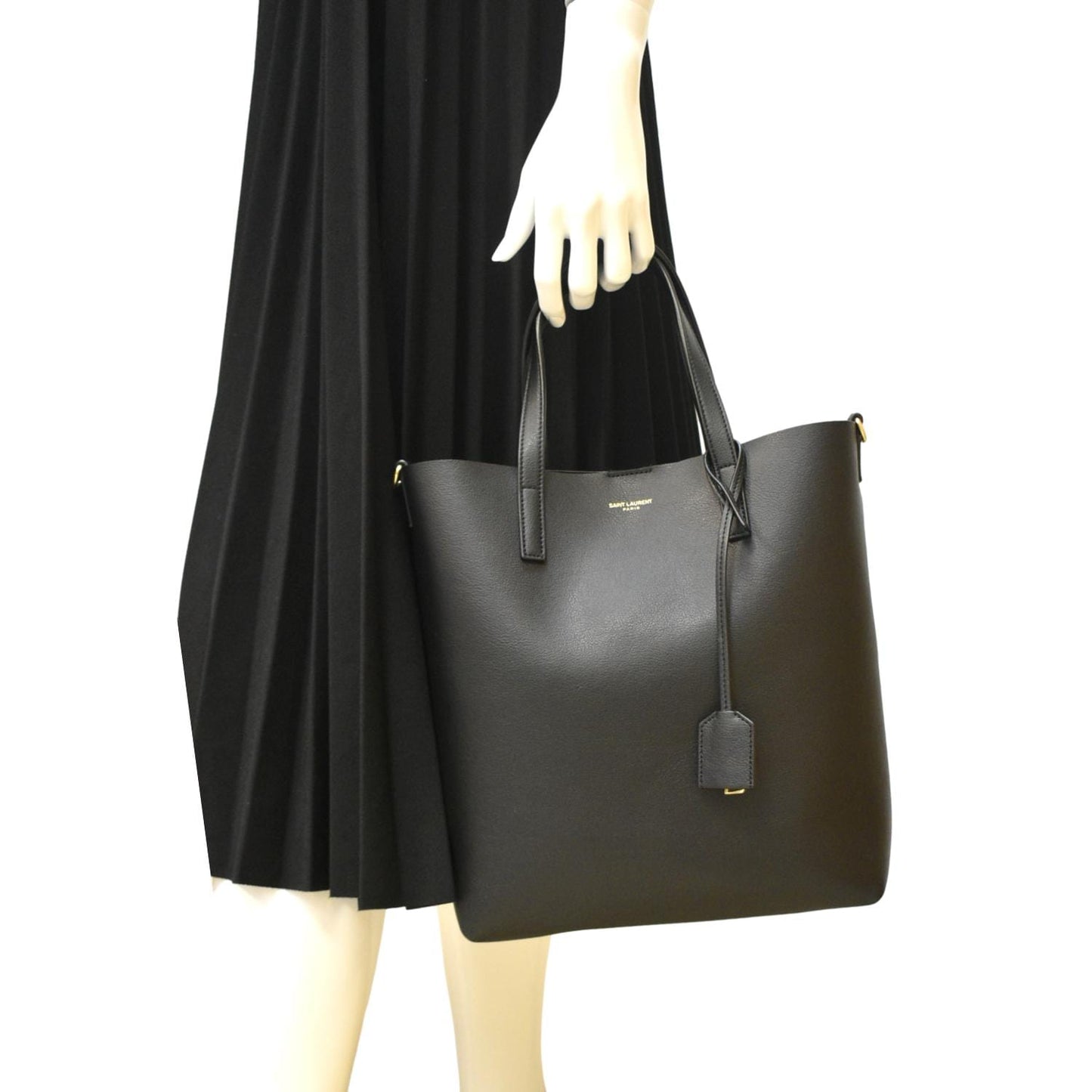 Saint Laurent Toy Leather Black Tote Bag Leather