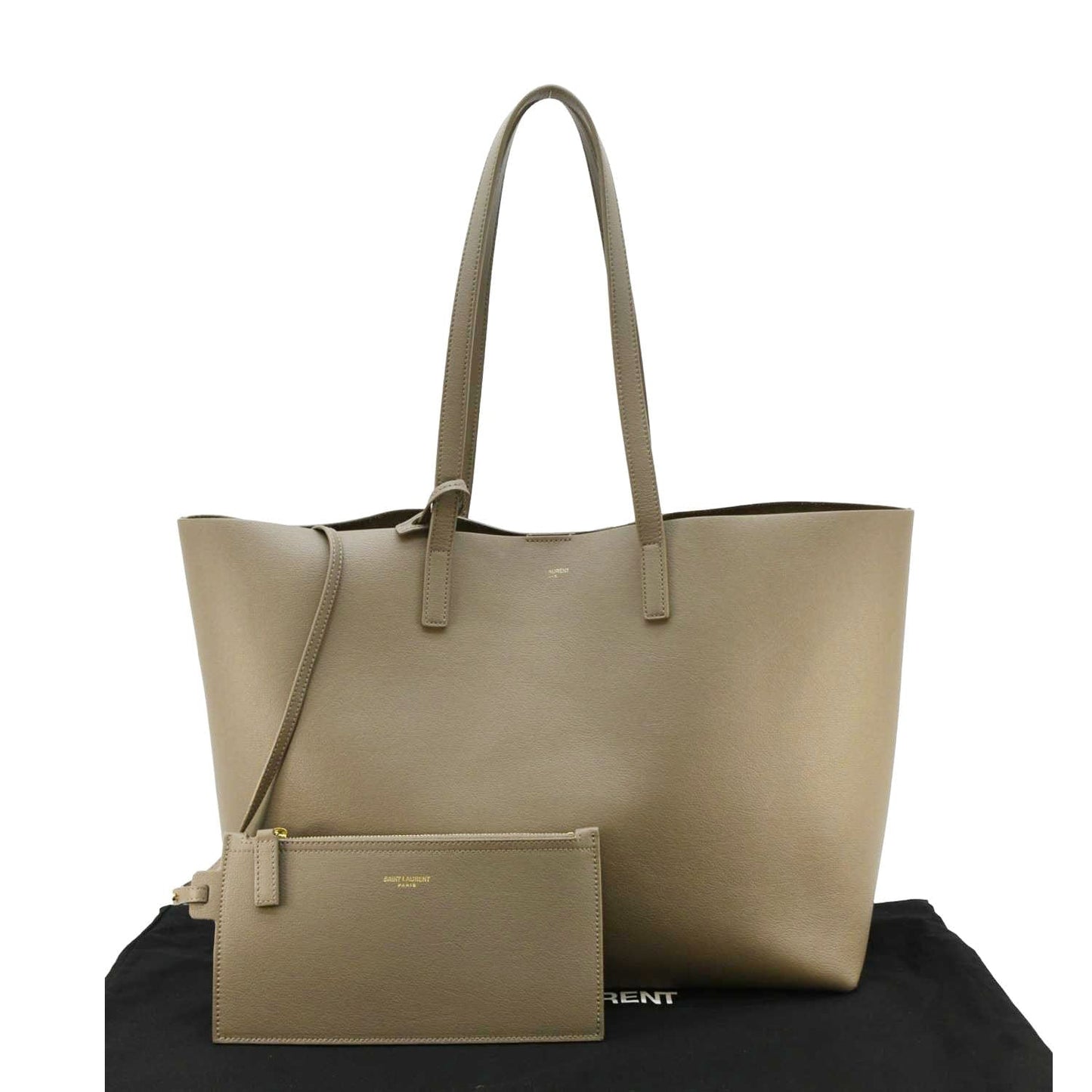 Saint Laurent Leather Red Tote Bag Style 10