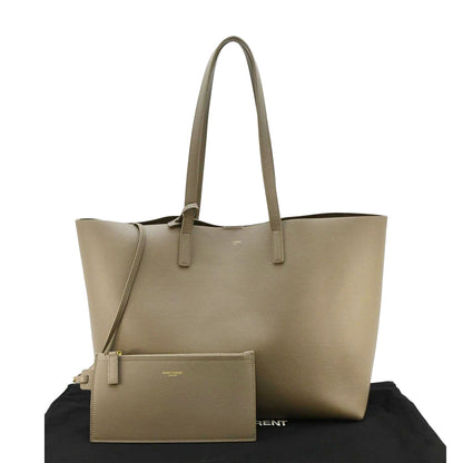 Saint Laurent Leather Red Tote Bag Style 10