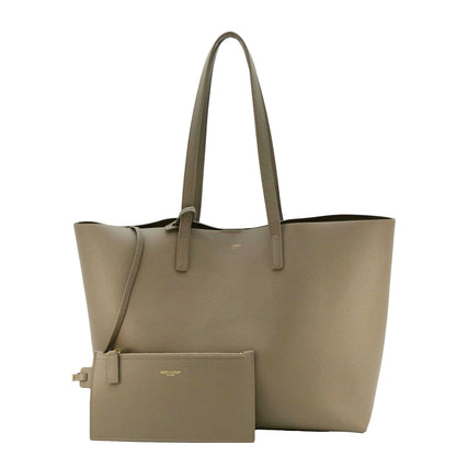 Saint Laurent Leather Red Tote Bag Style 10