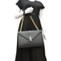 Saint Laurent Envelope Leather Black Shoulder Bag Style 22