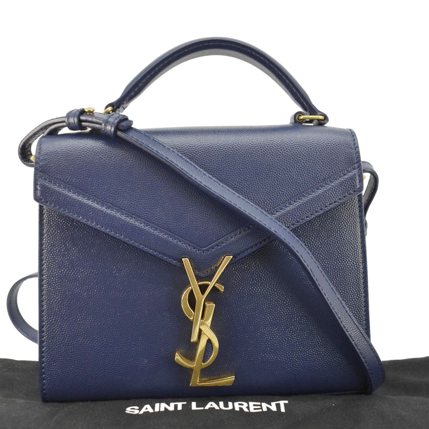 Saint Laurent Cassandra Leather Red Shoulder Bag Style 13
