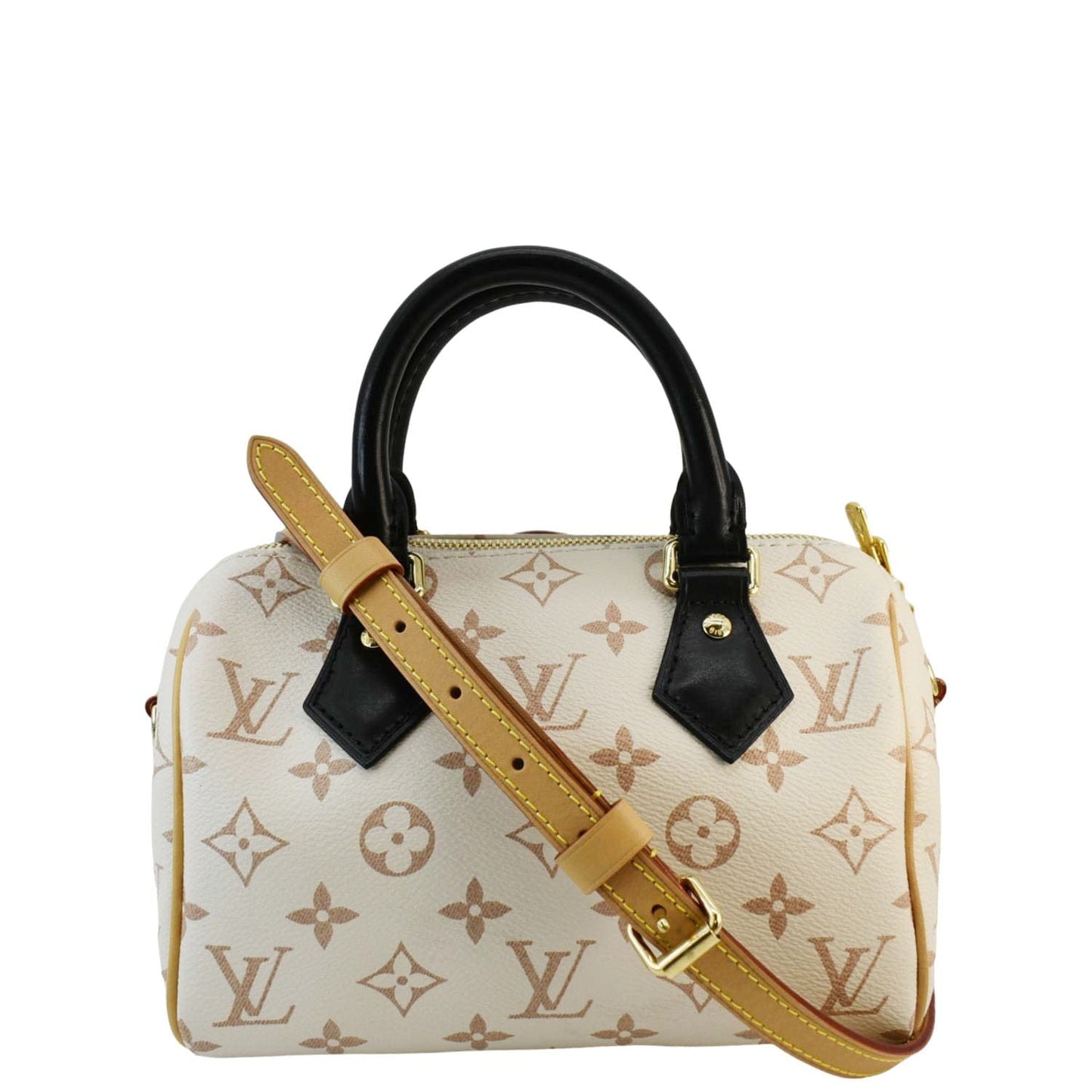 LOUIS VUITTON 20 Bandouliere Monogram Dune Canvas Crossbody Bag Sand